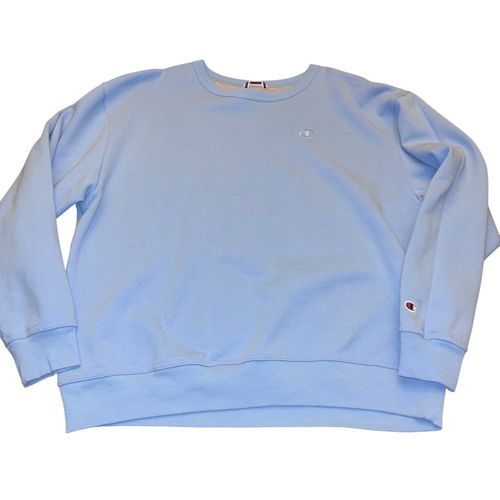 Champion | Womens XL | Baby Blue Crewneck Sweatshirt | Authentic Athleticwear